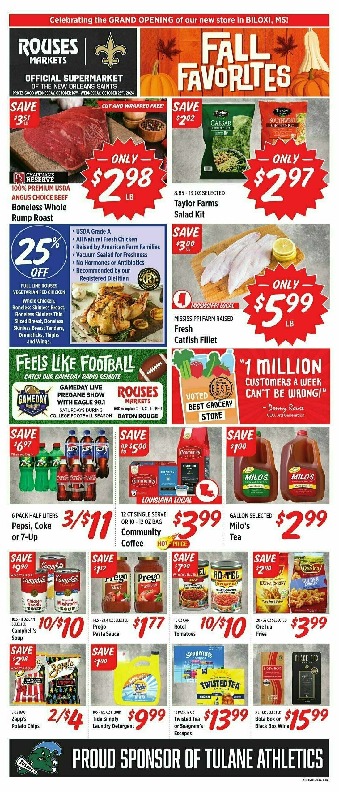 Rouses Markets Weekly Ad from October 16