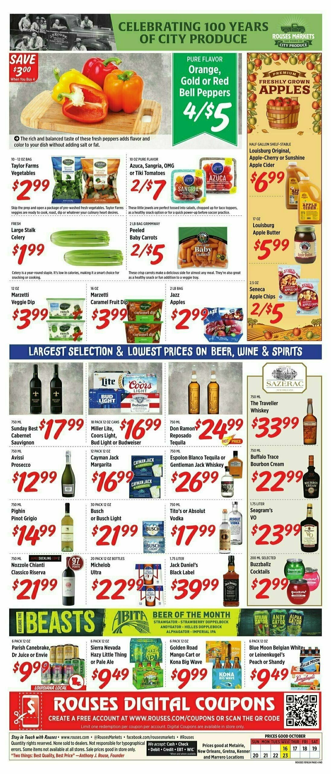 Rouses Markets Weekly Ad from October 16