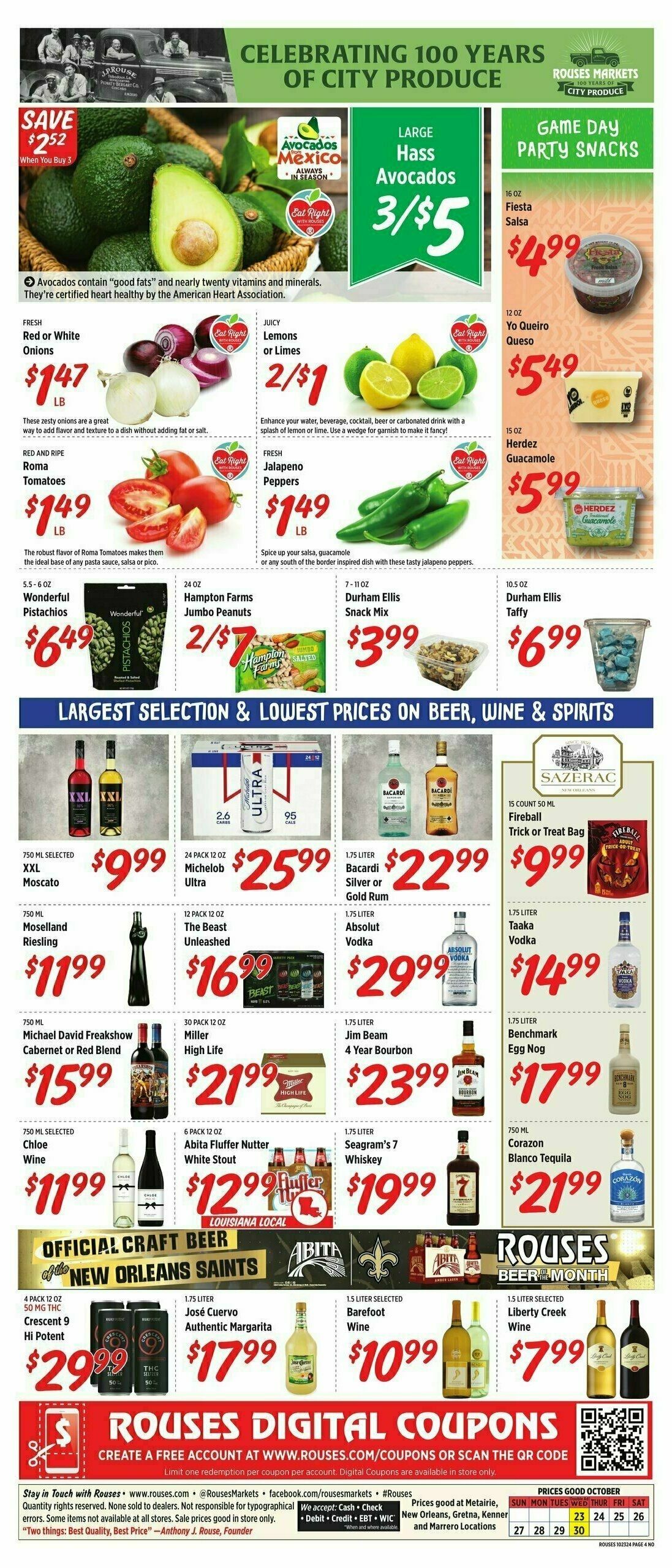 Rouses Markets Weekly Ad from October 23