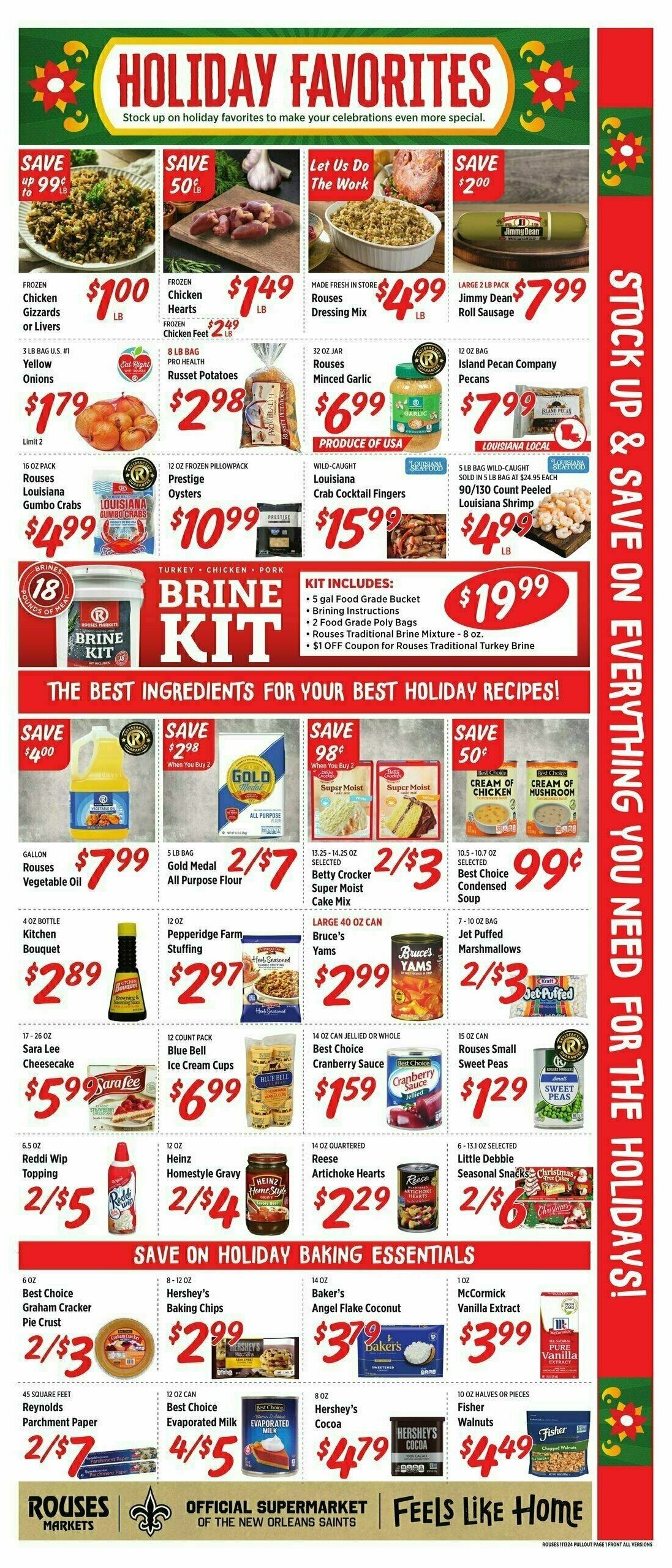 Rouses Markets Weekly Ad from November 13