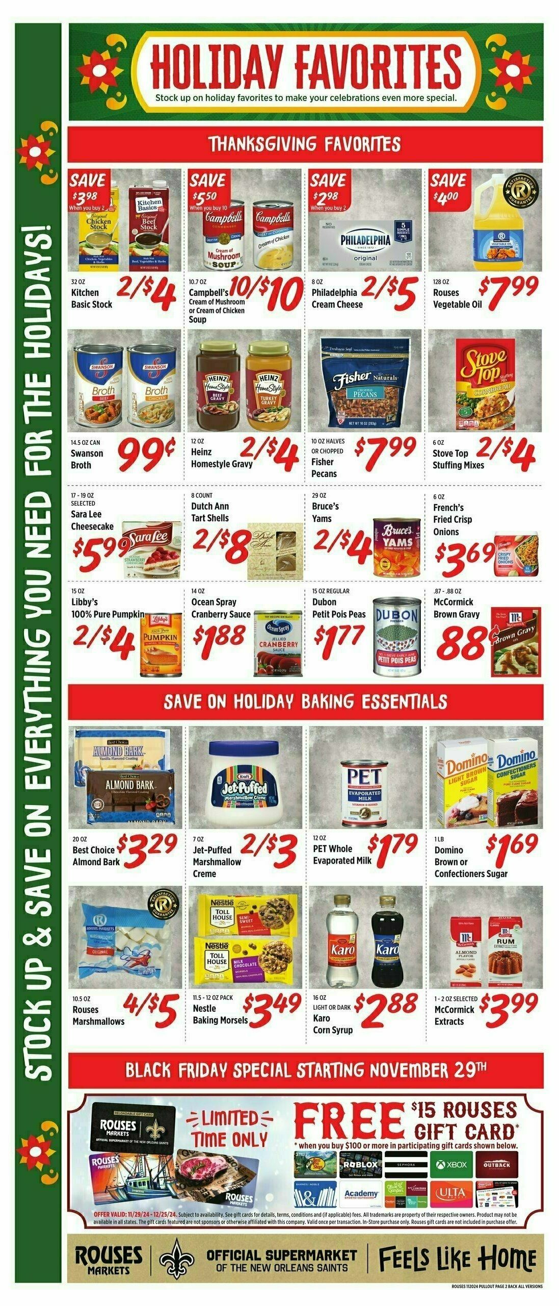 Rouses Markets Weekly Ad from November 20