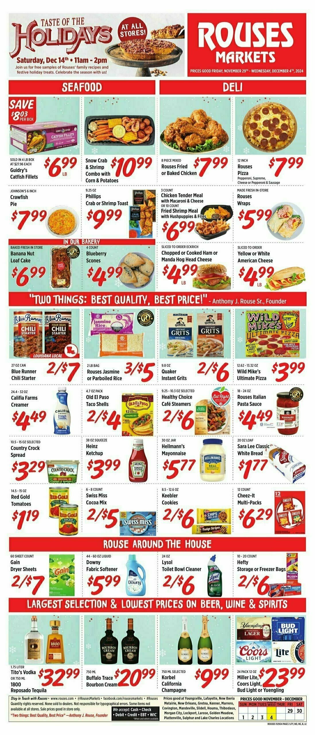 Rouses Markets Weekly Ad from November 29