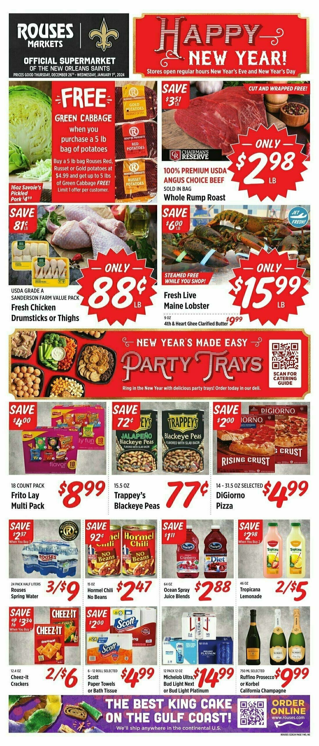 Rouses Markets Weekly Ad from December 26