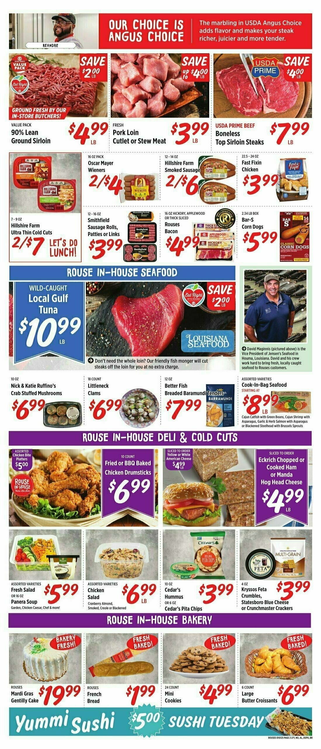 Rouses Markets Weekly Ad from January 1