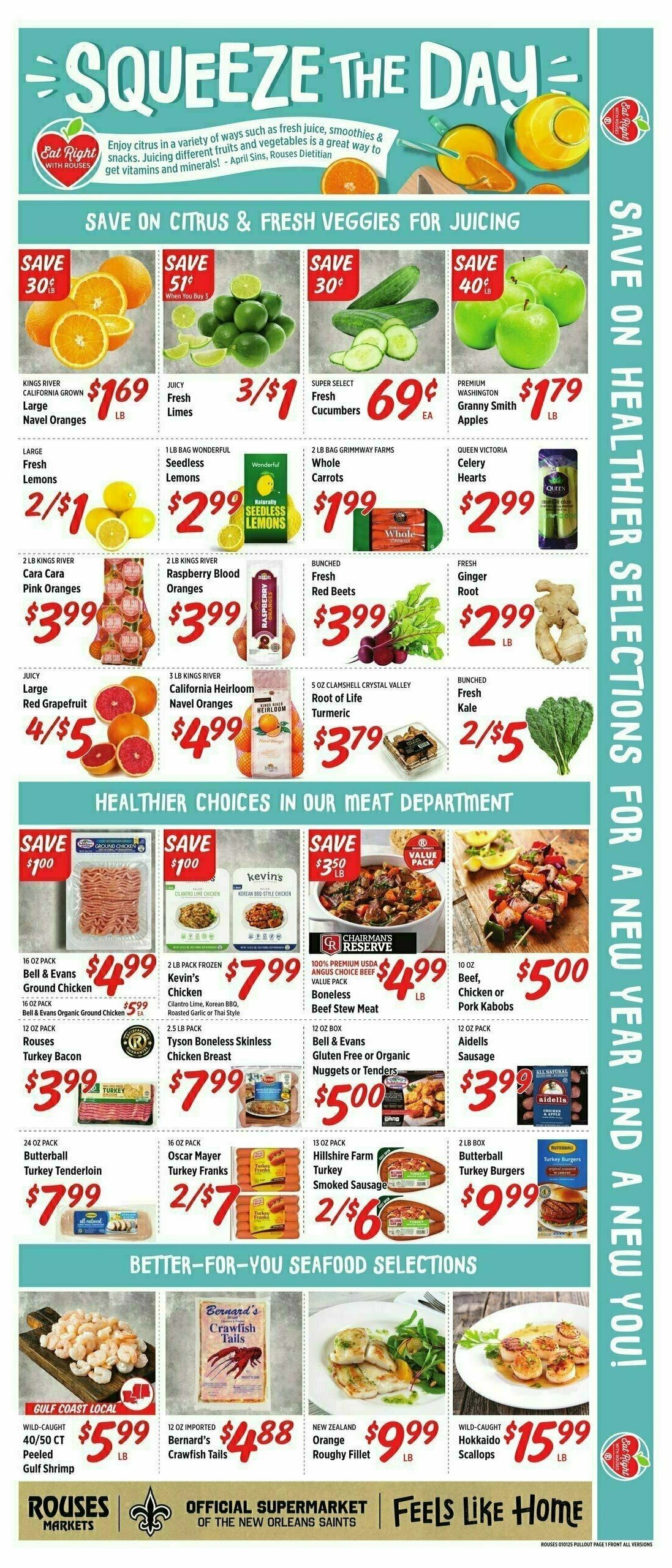 Rouses Markets Weekly Ad from January 1