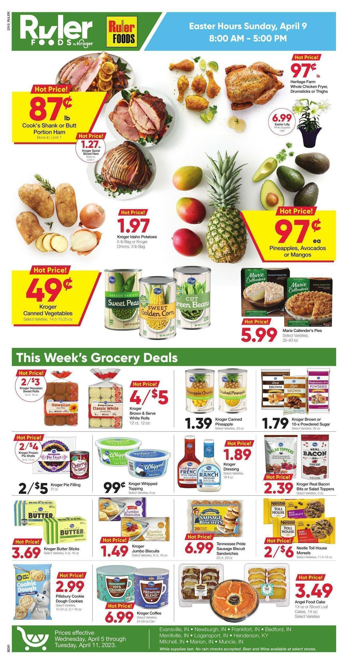 Ruler Foods Weekly Ad from April 5