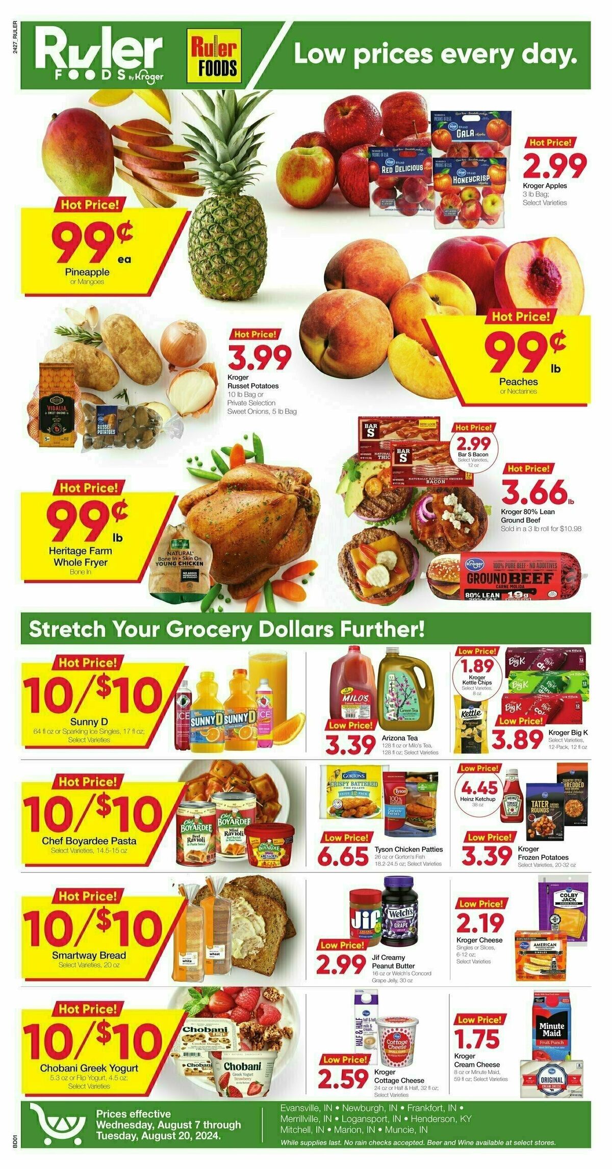 Ruler Foods Weekly Ad from August 7