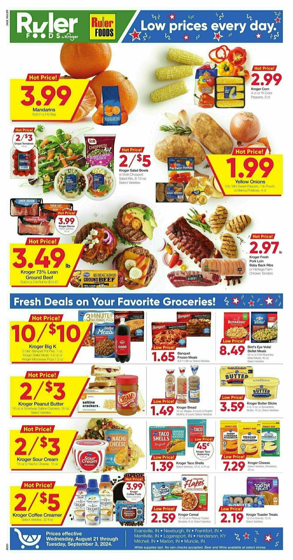 Ruler Foods Weekly Ad from August 21