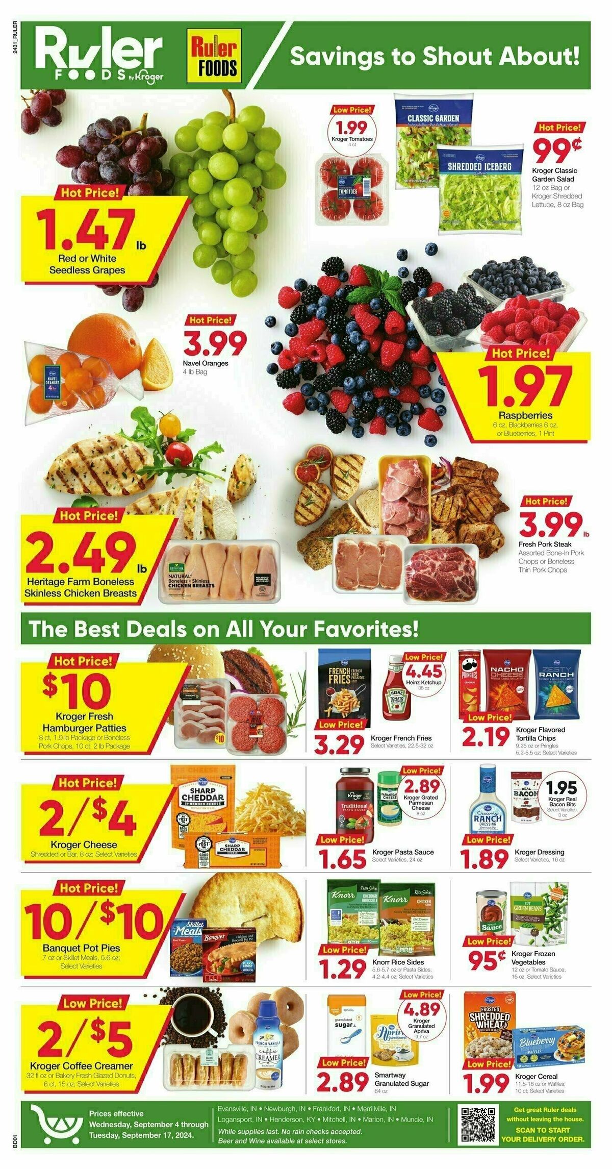 Ruler Foods Weekly Ad from September 4