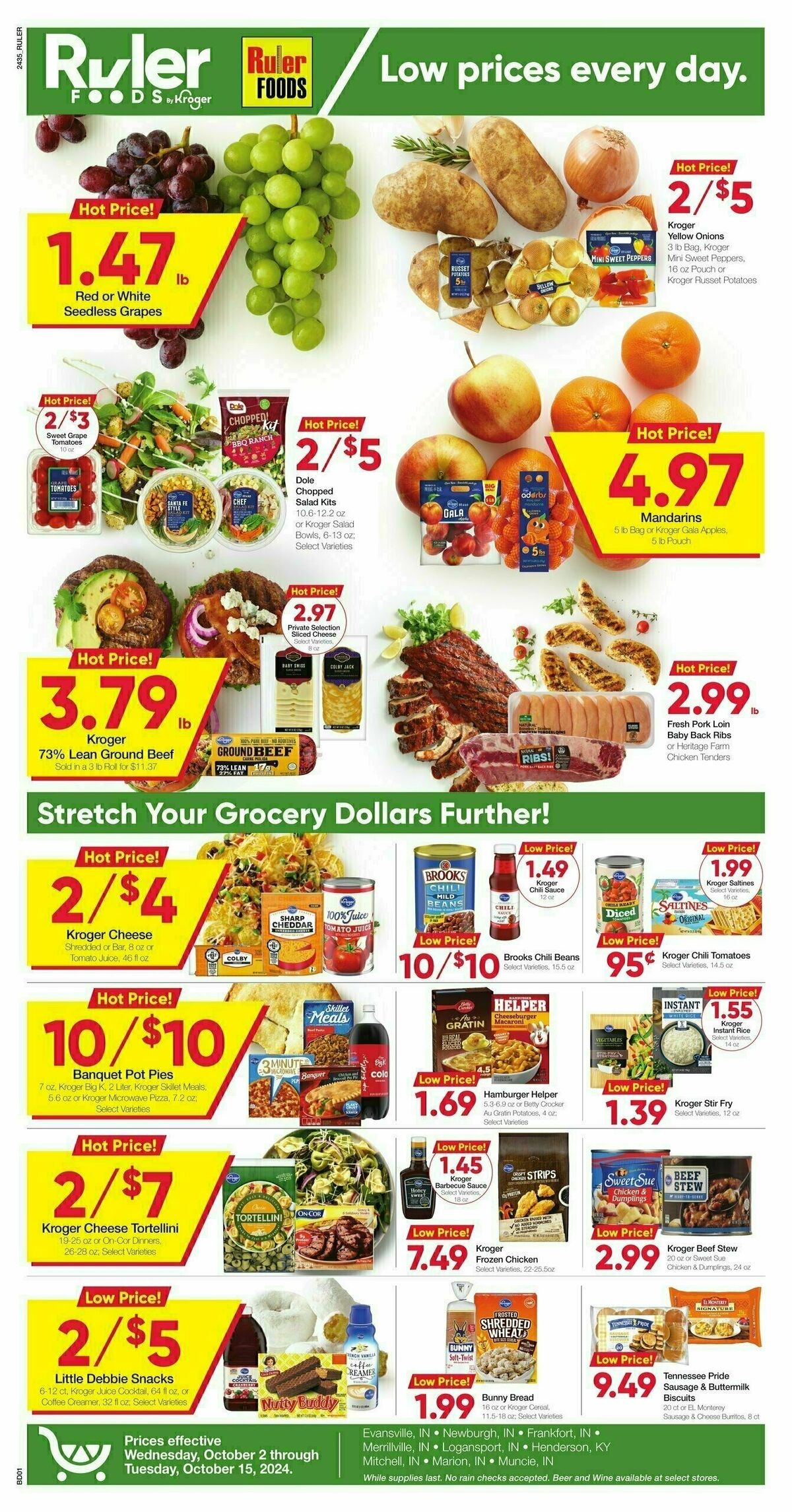 Ruler Foods Weekly Ad from October 2