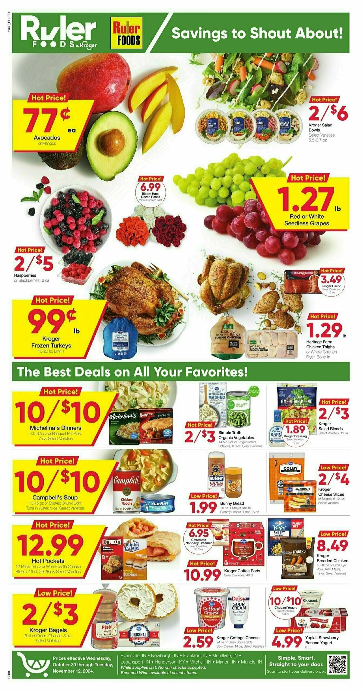 Ruler Foods Weekly Ad from October 30