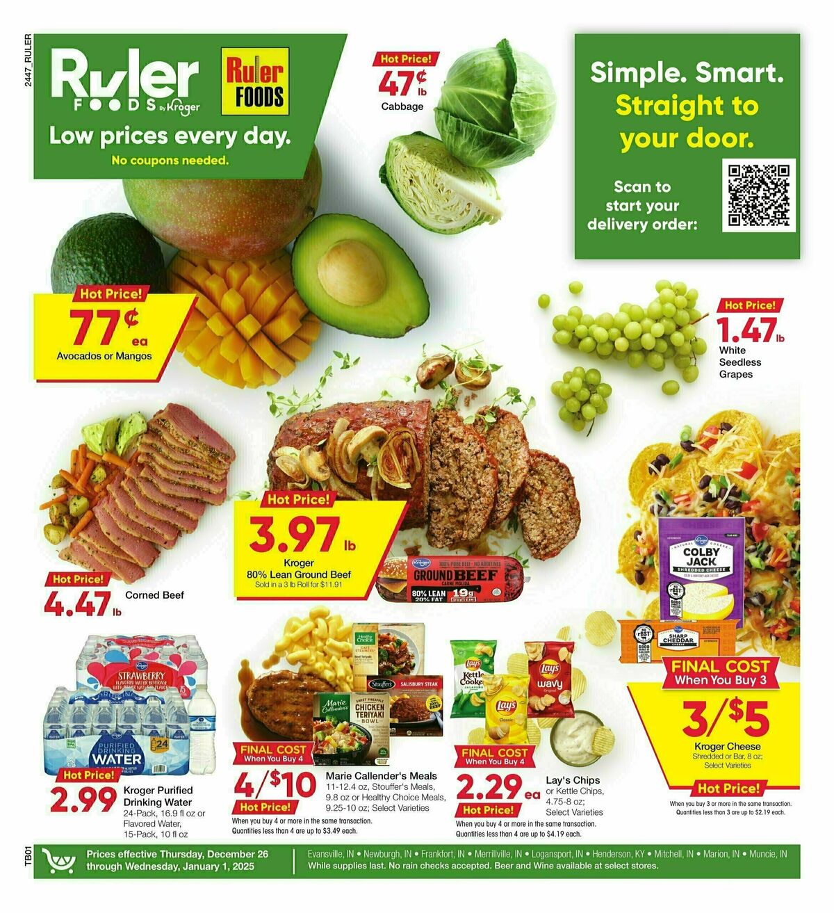 Ruler Foods Weekly Ad from December 26