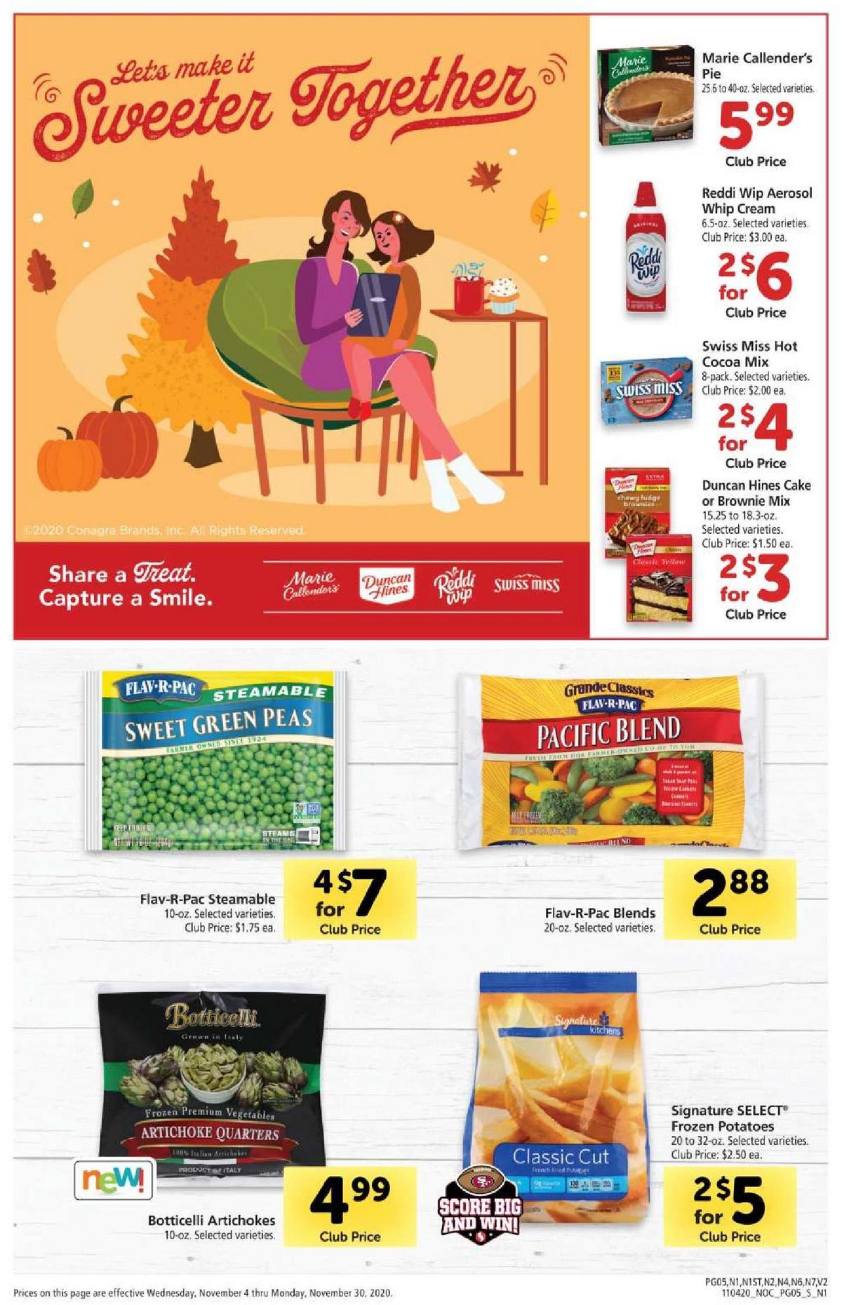 Safeway Big Book and Savings Weekly Ad from November 4