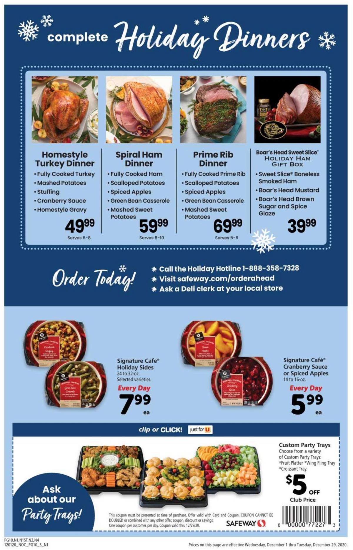 Safeway Big Book of Savings Weekly Ad from December 1