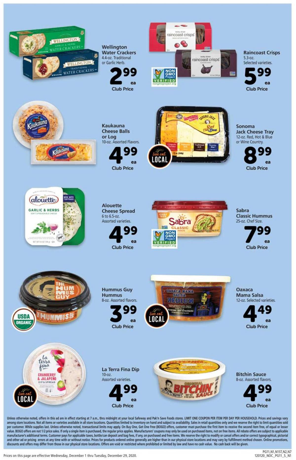 Safeway Big Book of Savings Weekly Ad from December 1