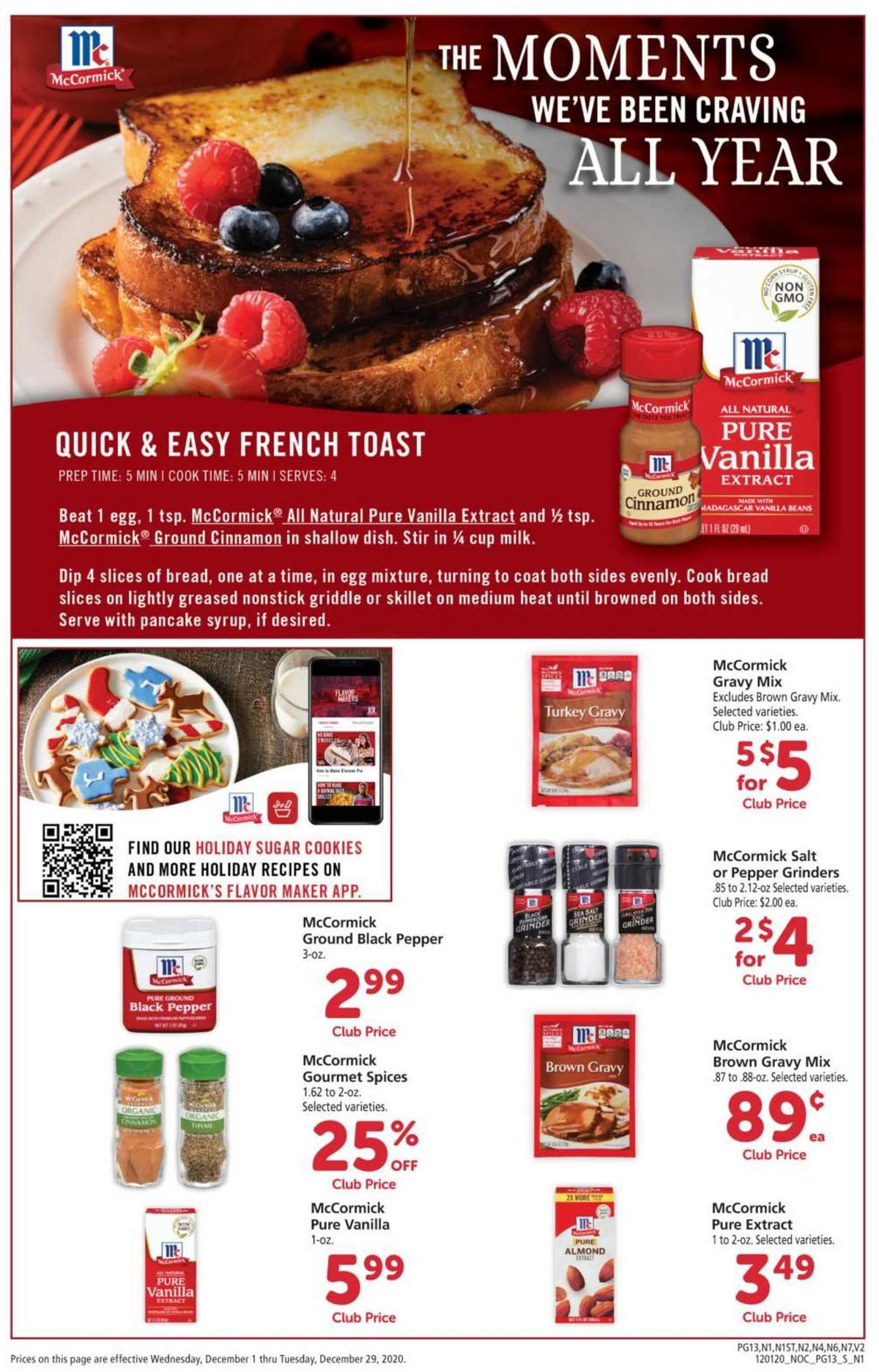 Safeway Big Book of Savings Weekly Ad from December 1