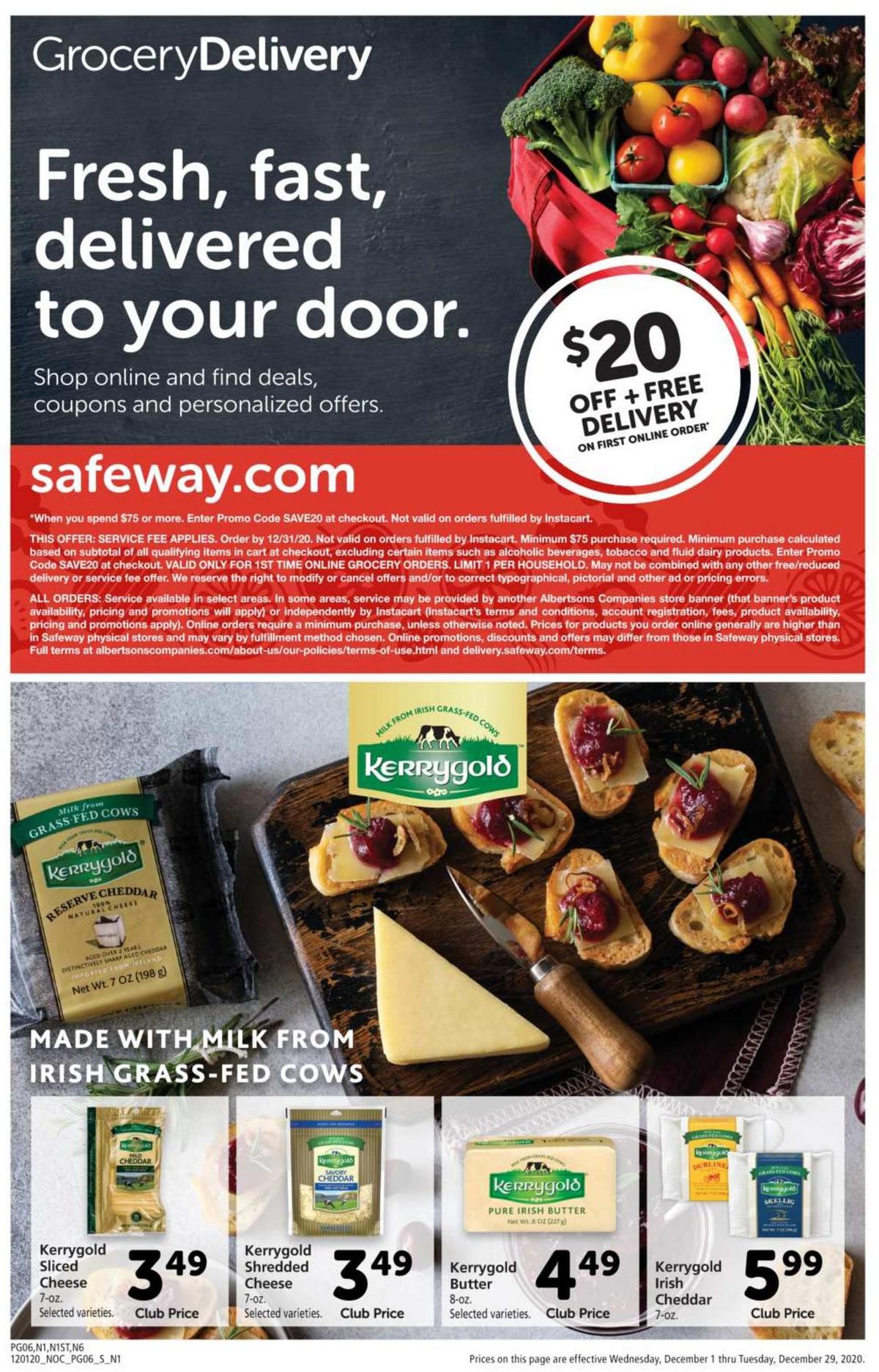 Safeway Big Book of Savings Weekly Ad from December 1