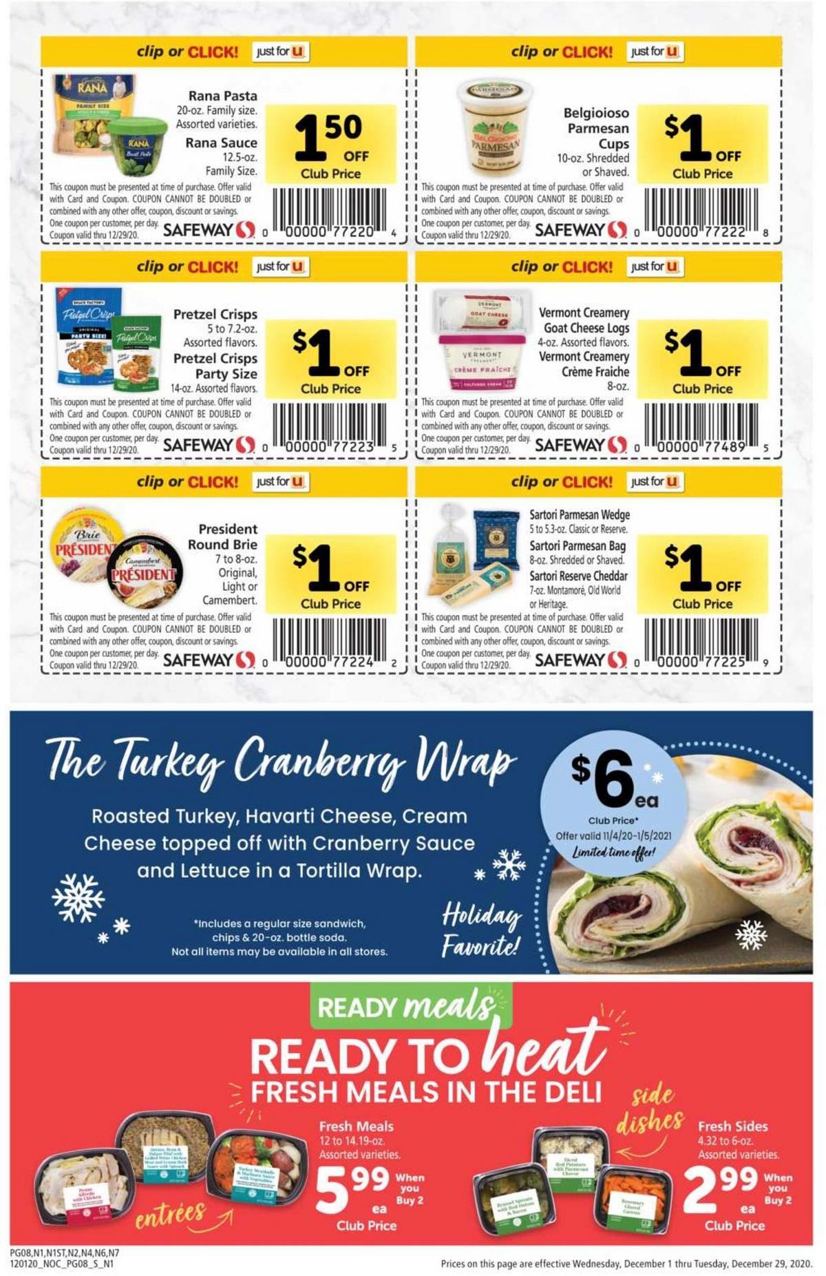 Safeway Big Book of Savings Weekly Ad from December 1