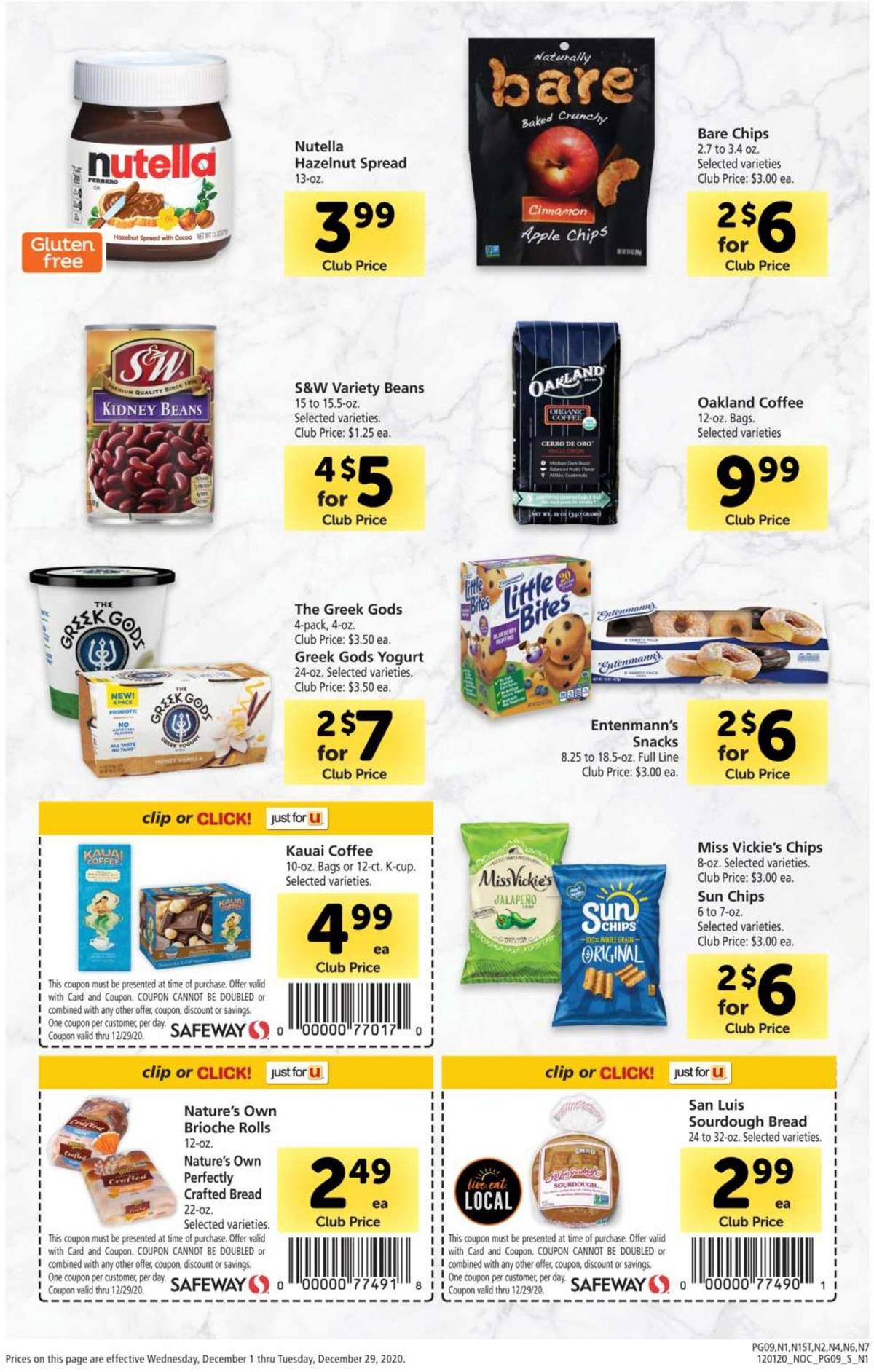 Safeway Big Book of Savings Weekly Ad from December 1