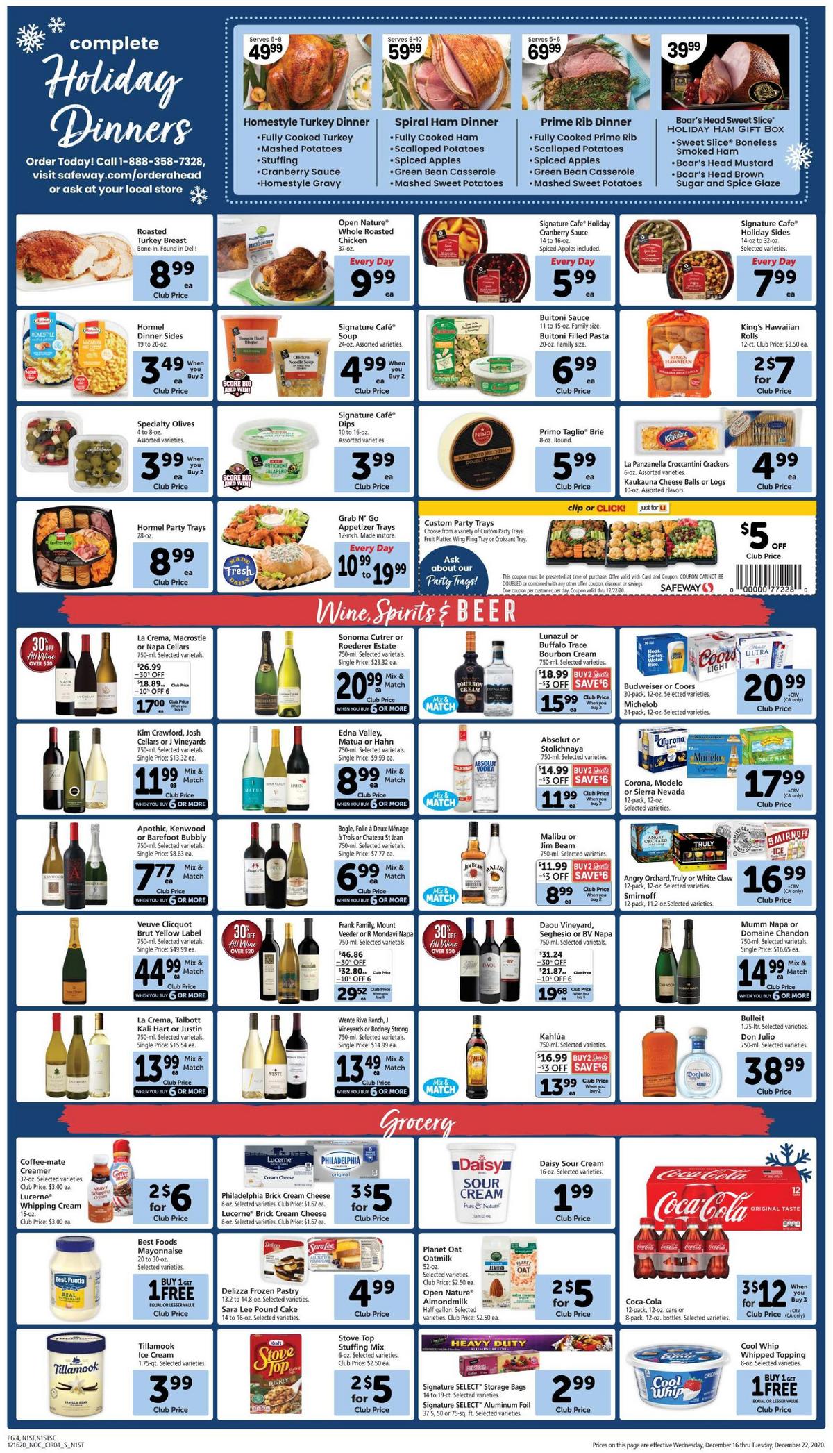 Safeway Weekly Ad from December 16