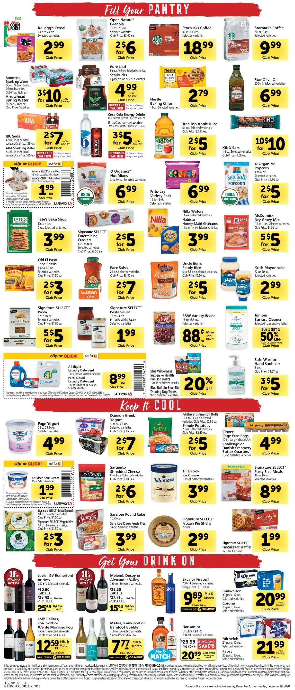 Safeway Weekly Ad from December 23