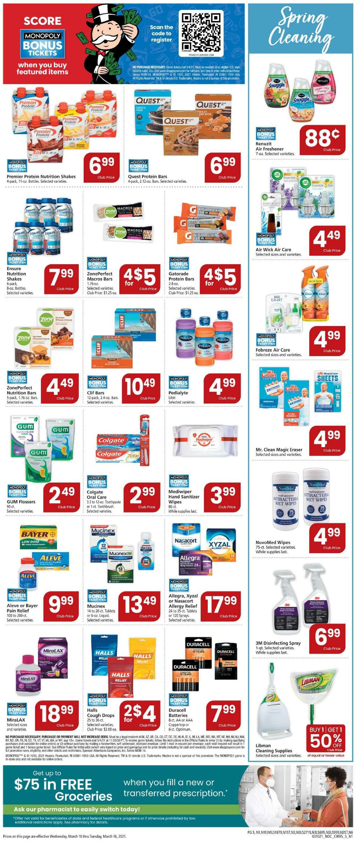 Safeway Weekly Ad from March 10