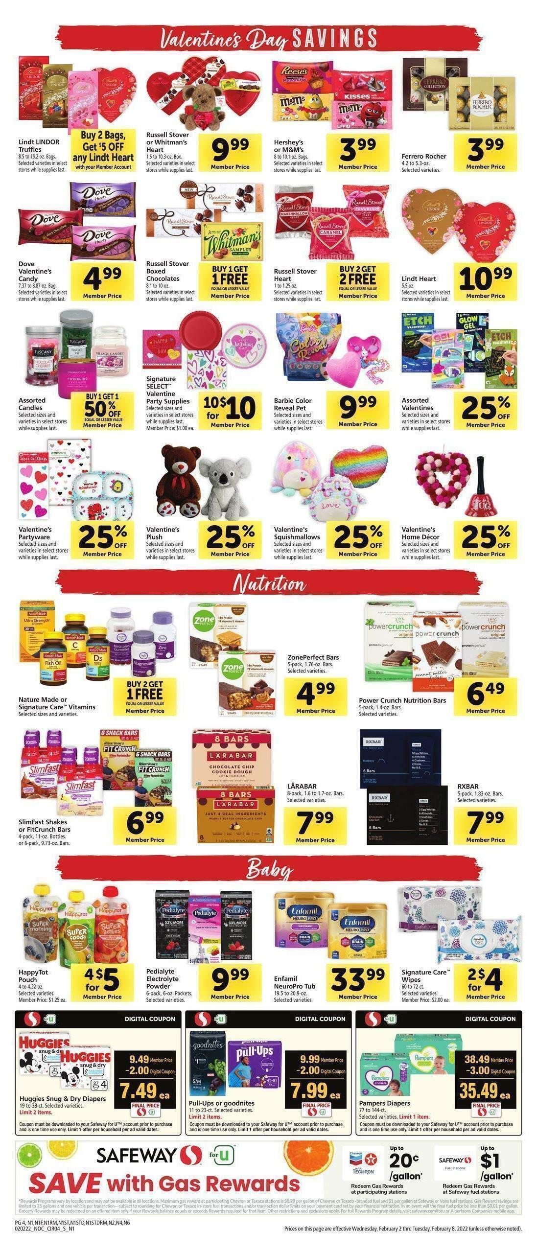 Safeway Weekly Ad from February 2