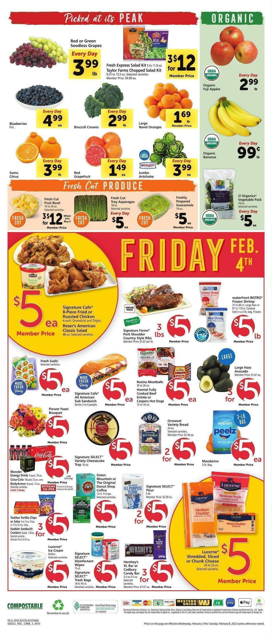 Safeway Weekly Ad from February 2