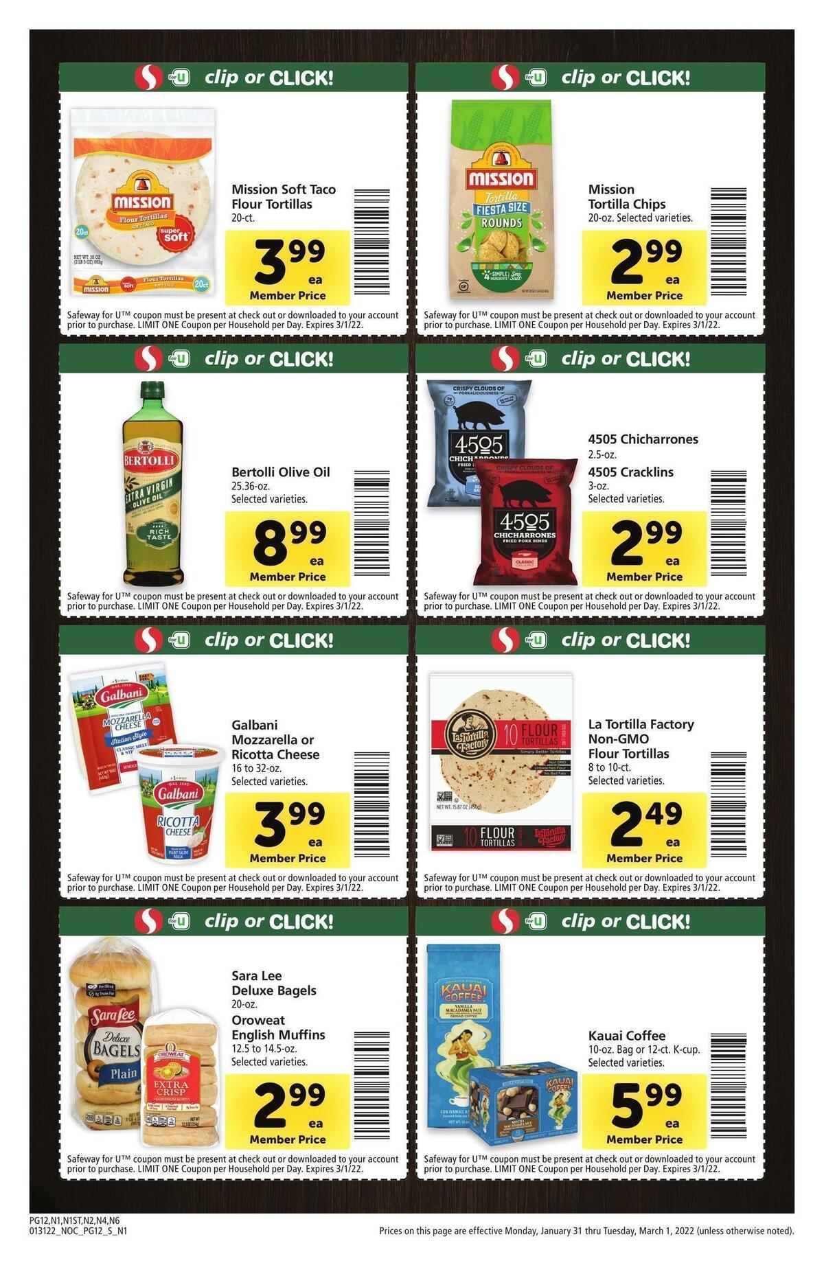 Safeway Big Book of Savings Weekly Ad from January 31