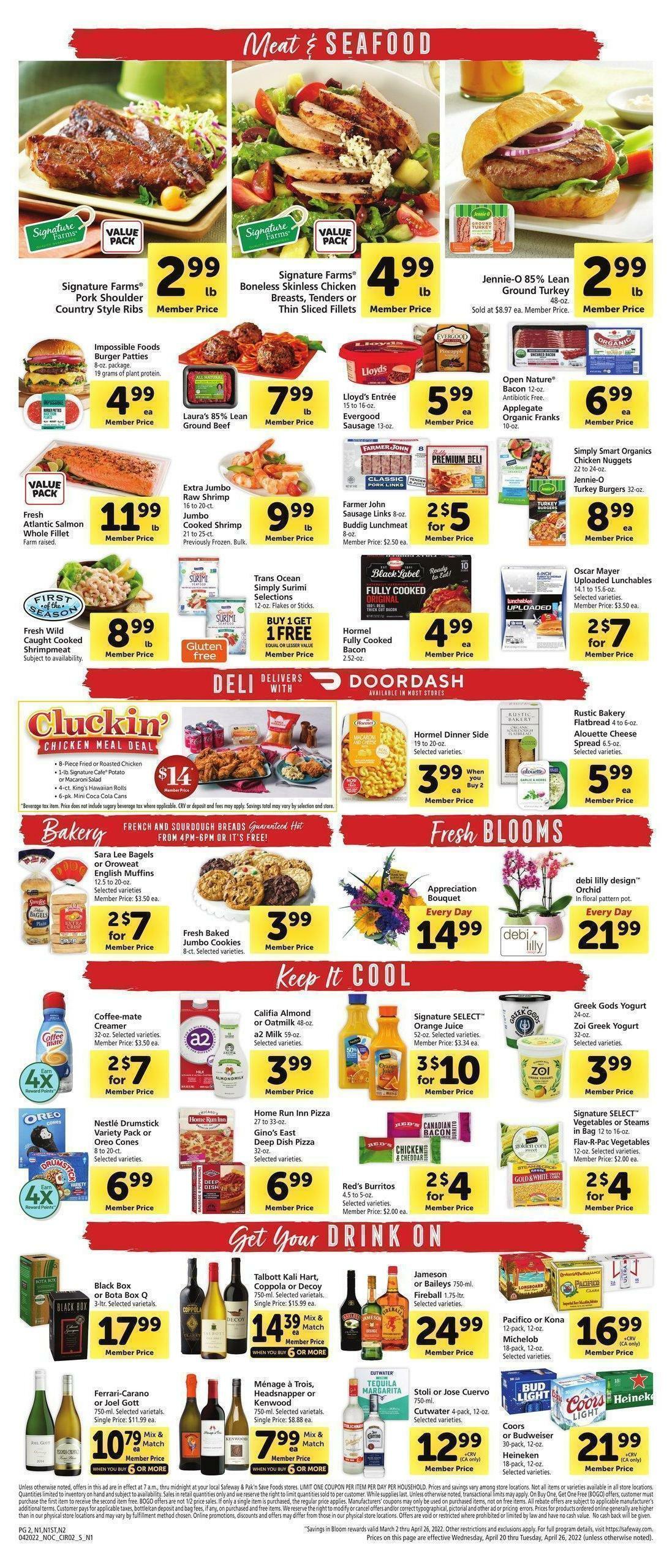 Safeway Weekly Ad from April 20