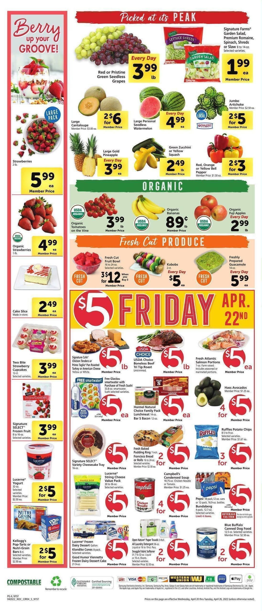 Safeway Weekly Ad from April 20