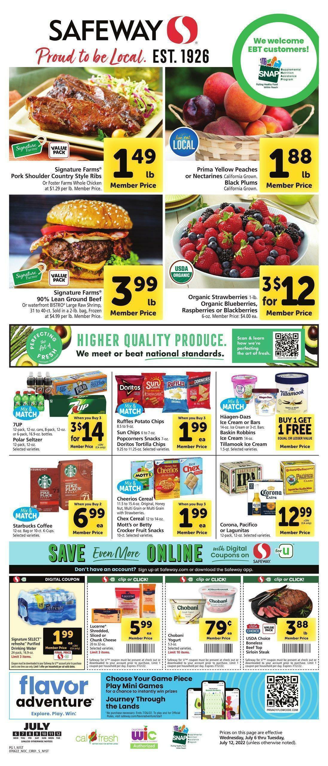 Safeway Weekly Ad from July 6