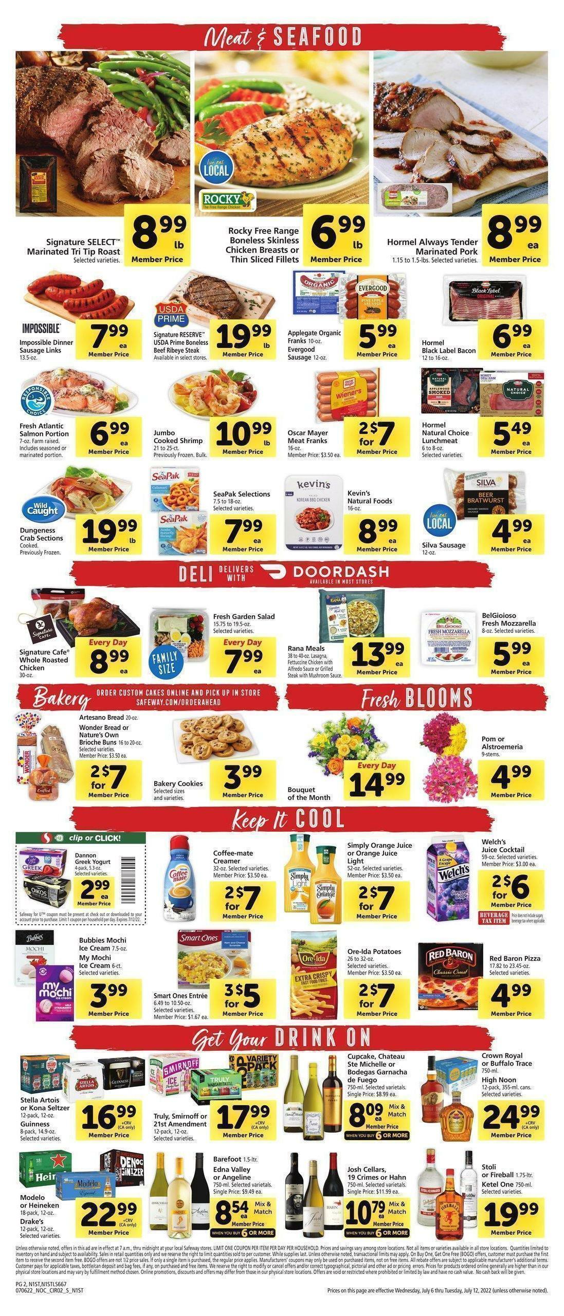 Safeway Weekly Ad from July 6