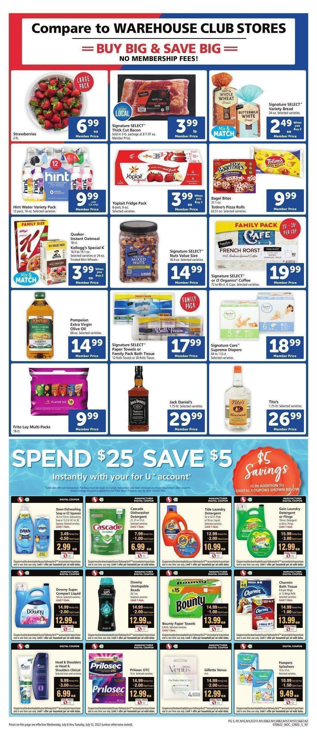 Safeway Weekly Ad from July 6