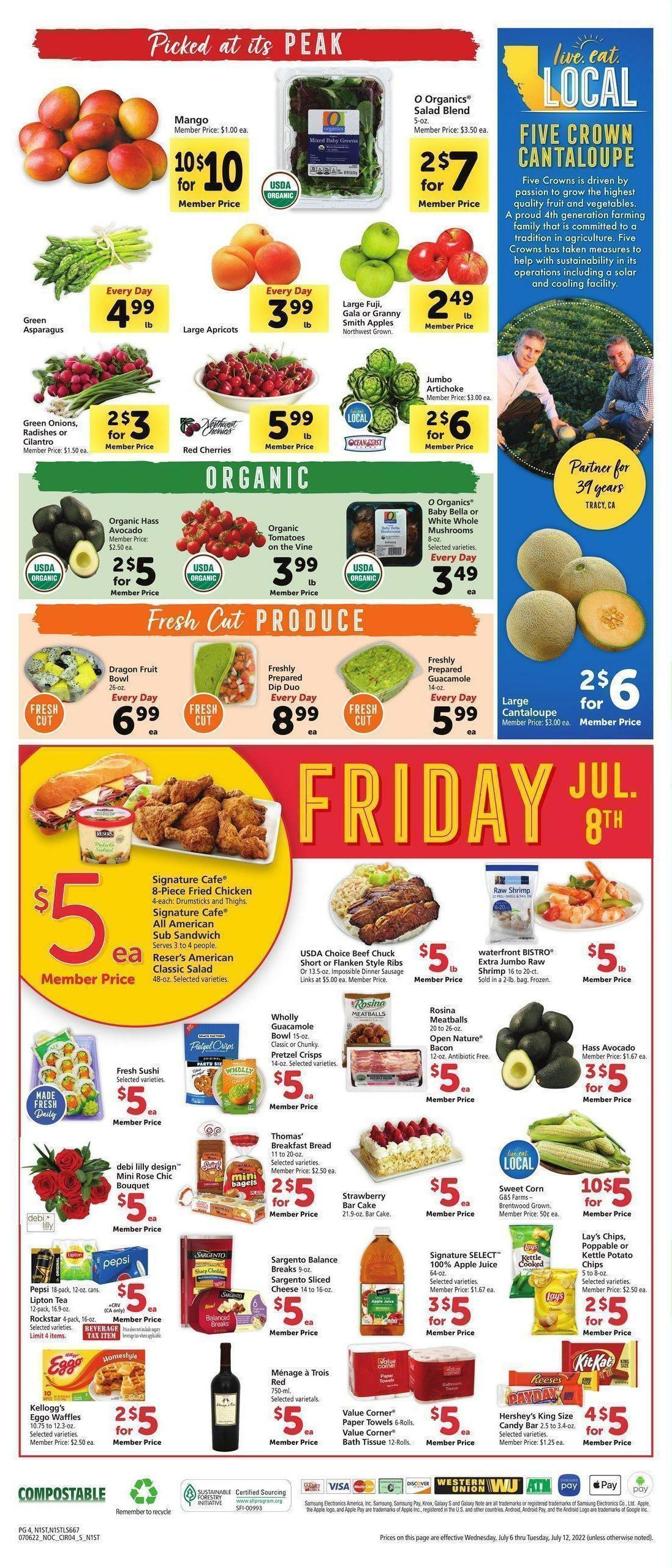 Safeway Weekly Ad from July 6