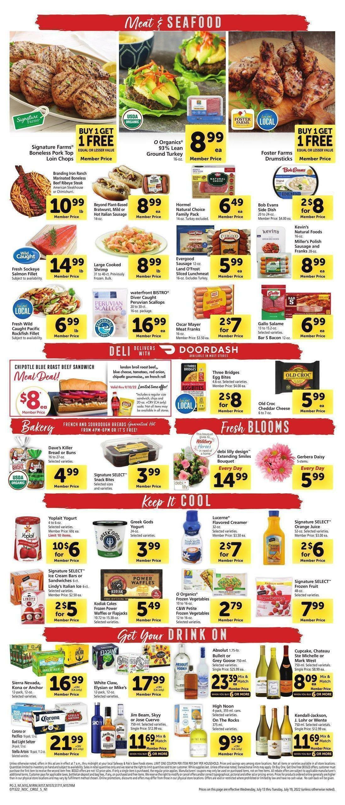 Safeway Weekly Ad from July 13