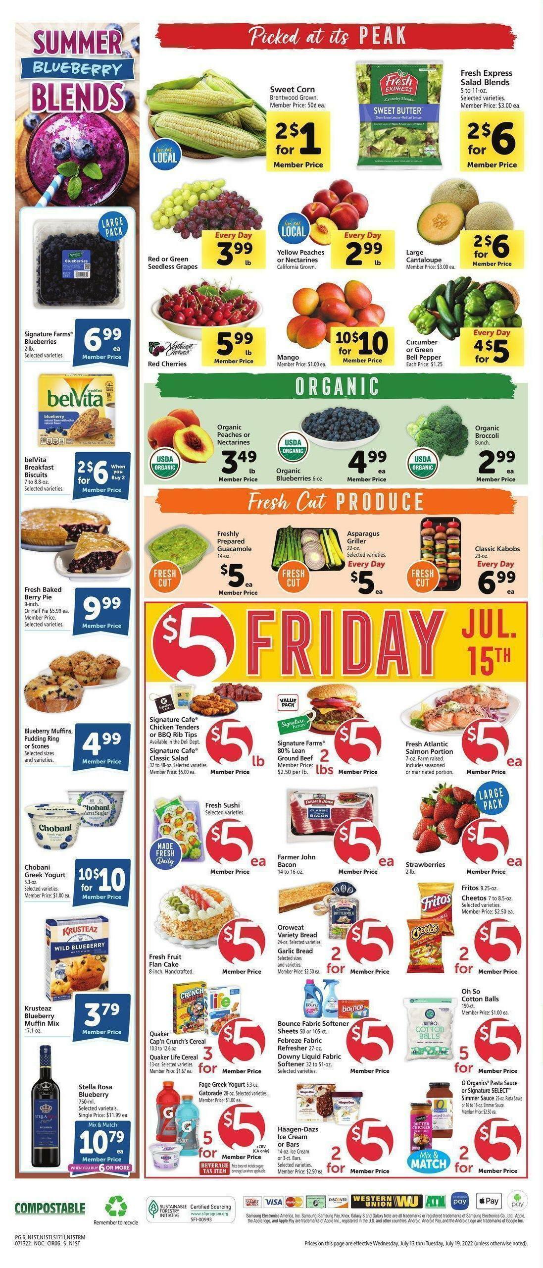 Safeway Weekly Ad from July 13