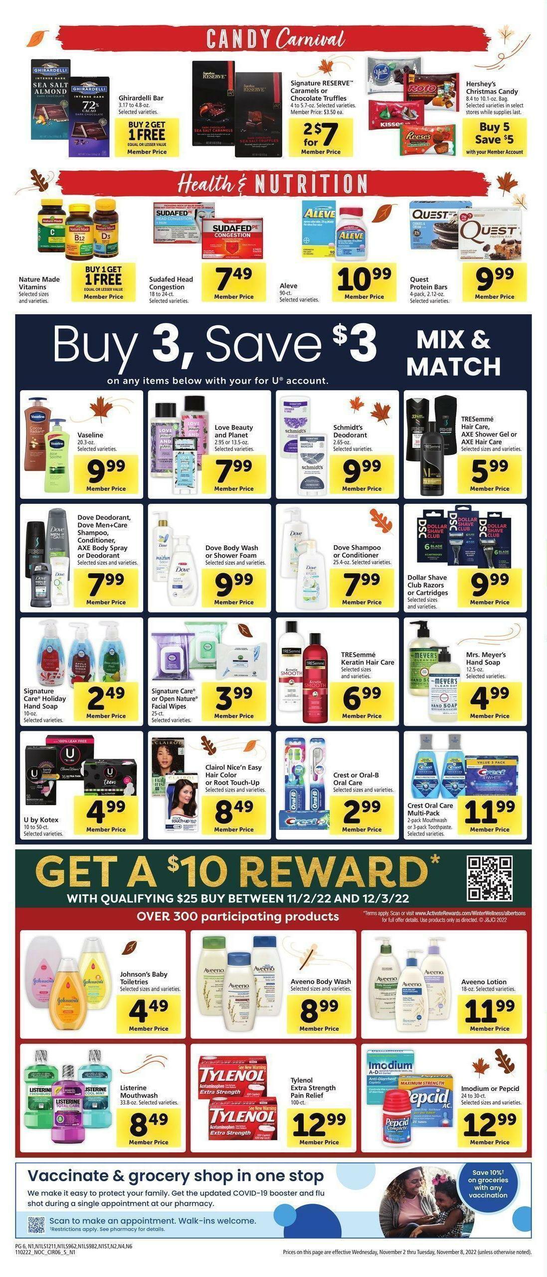 Safeway Weekly Ad from November 2