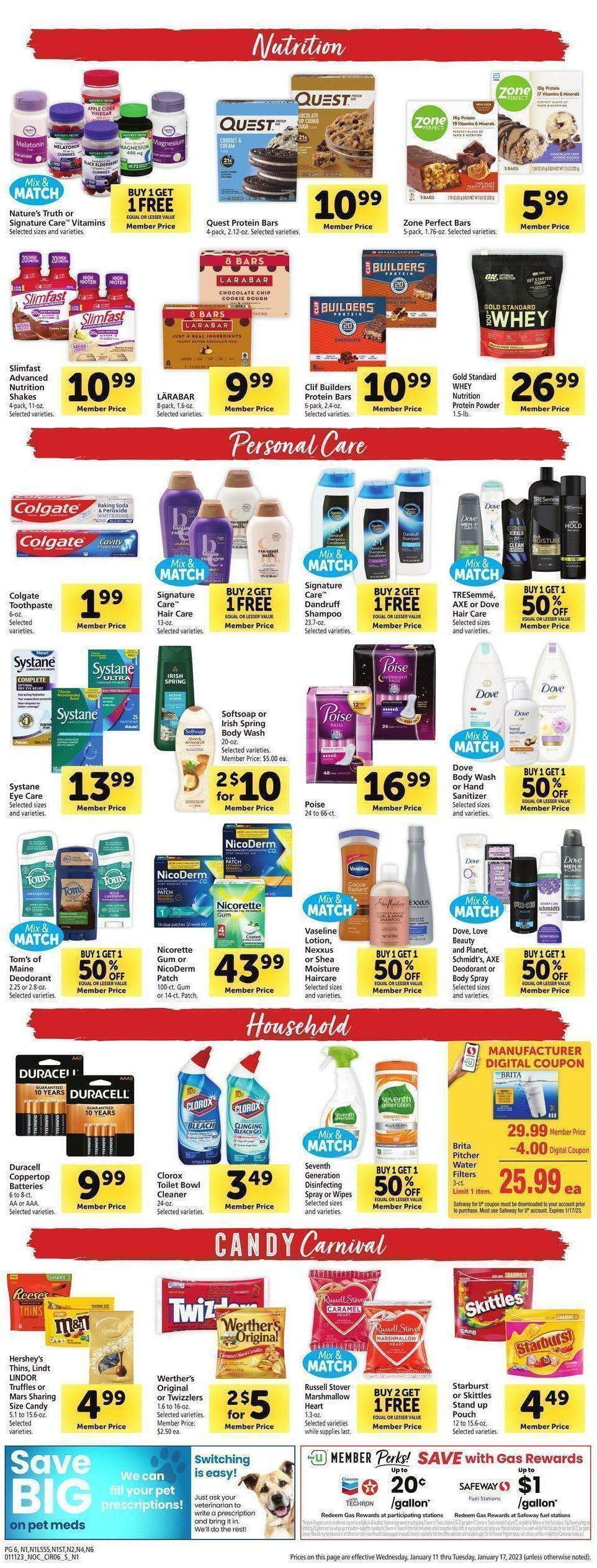 Safeway Weekly Ad from January 11