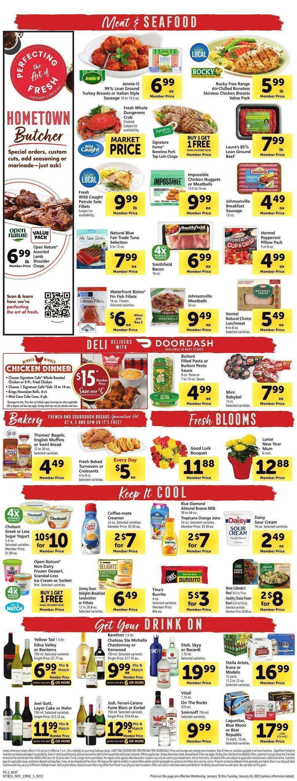 Safeway Weekly Ad from January 18