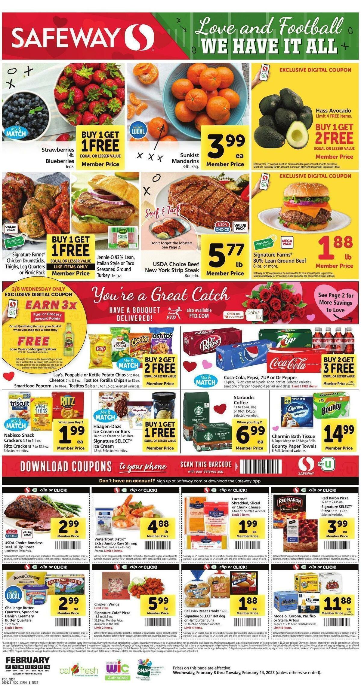 Safeway Weekly Ad from February 8