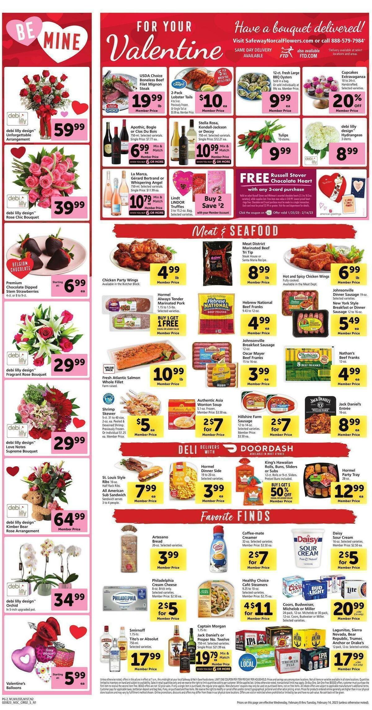 Safeway Weekly Ad from February 8