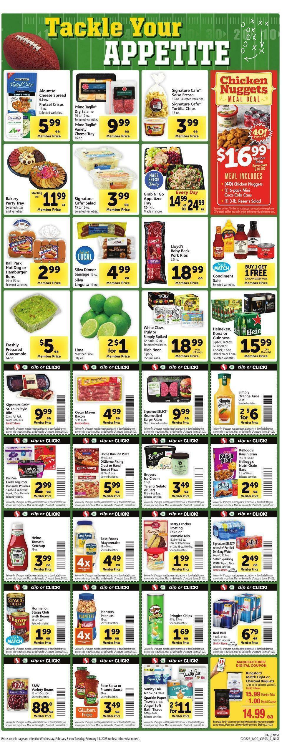 Safeway Weekly Ad from February 8