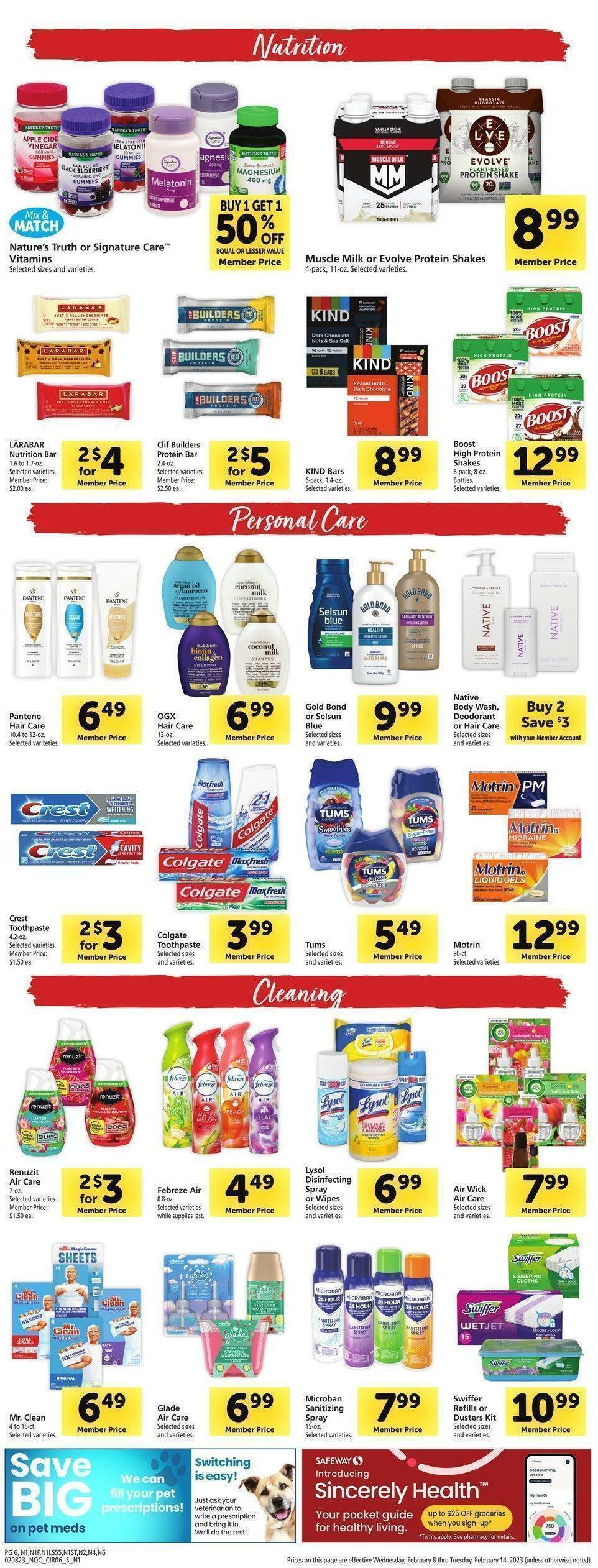 Safeway Weekly Ad from February 8