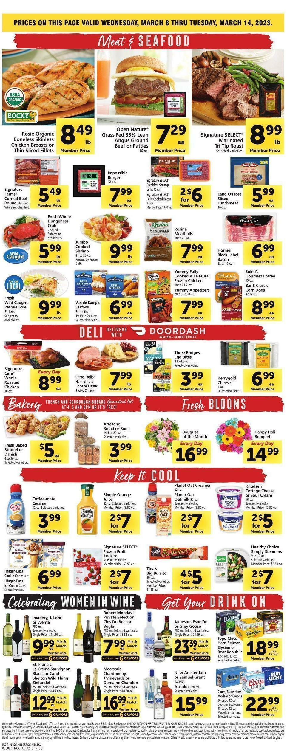 Safeway Weekly Ad from March 8