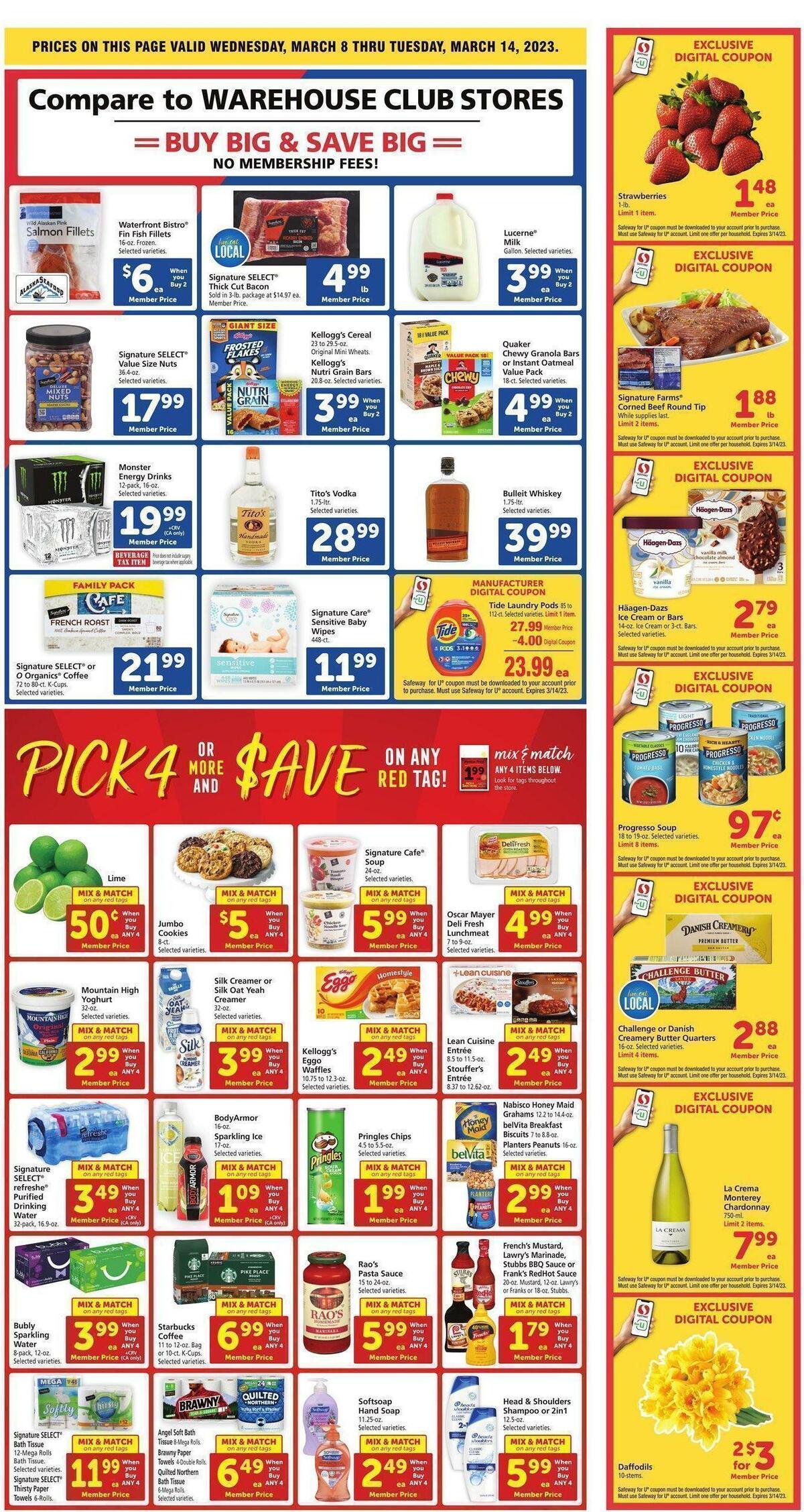 Safeway Weekly Ad from March 8