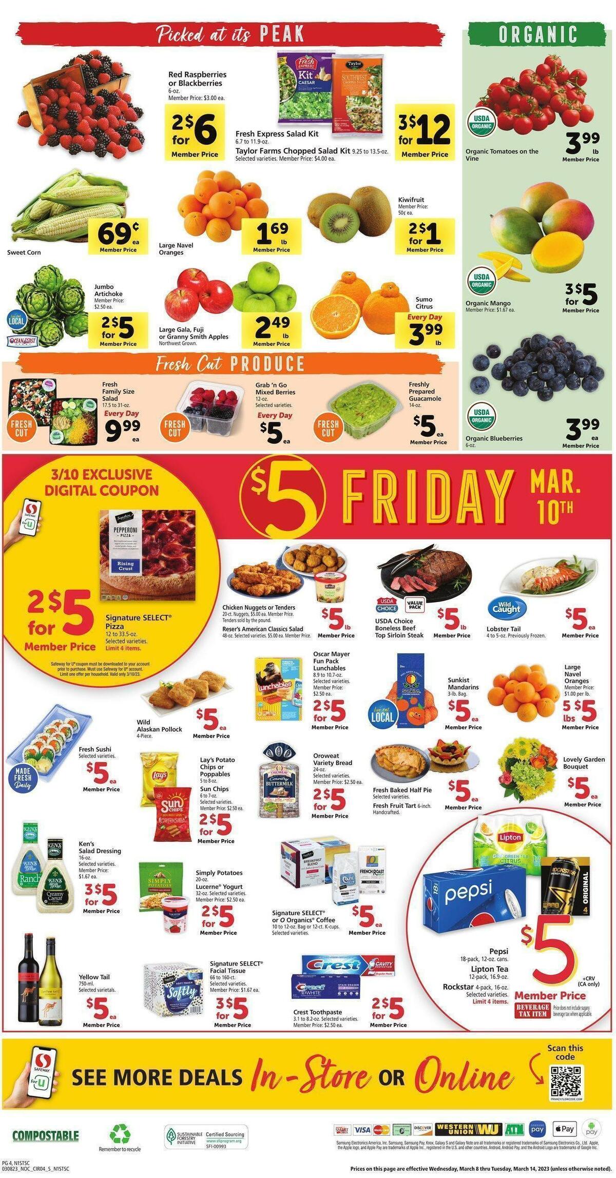 Safeway Weekly Ad from March 8