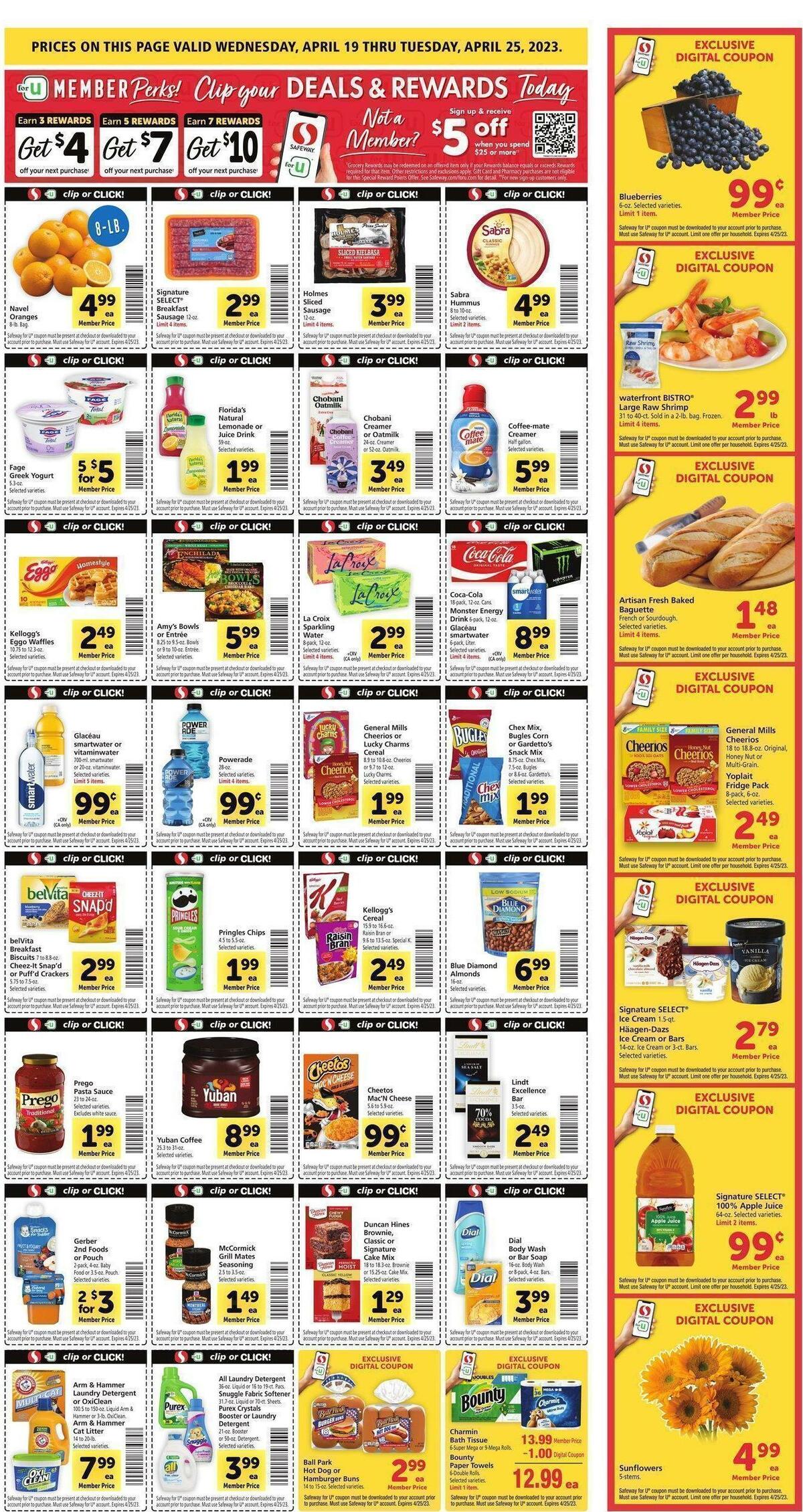 Safeway Weekly Ad from April 19