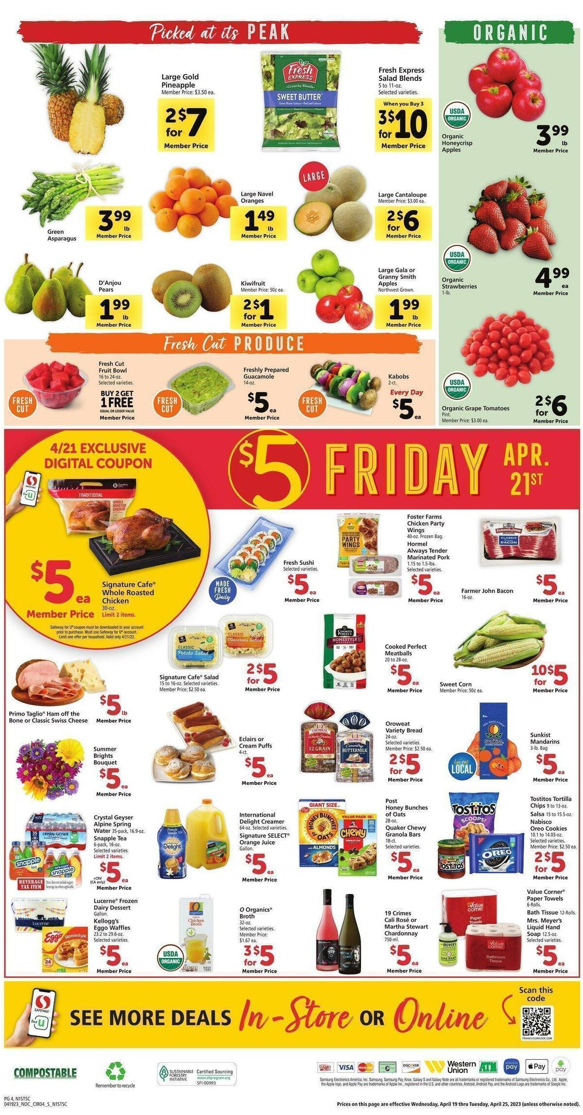 Safeway Weekly Ad from April 19