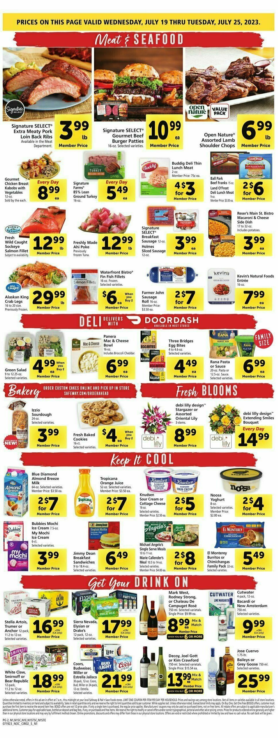 Safeway Weekly Ad from July 19